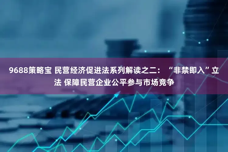 9688策略宝 民营经济促进法系列解读之二： “非禁即入”立法 保障民营企业公平参与市场竞争