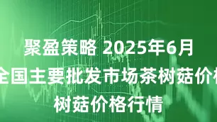 聚盈策略 2025年6月14日全国主要批发市场茶树菇价格行情